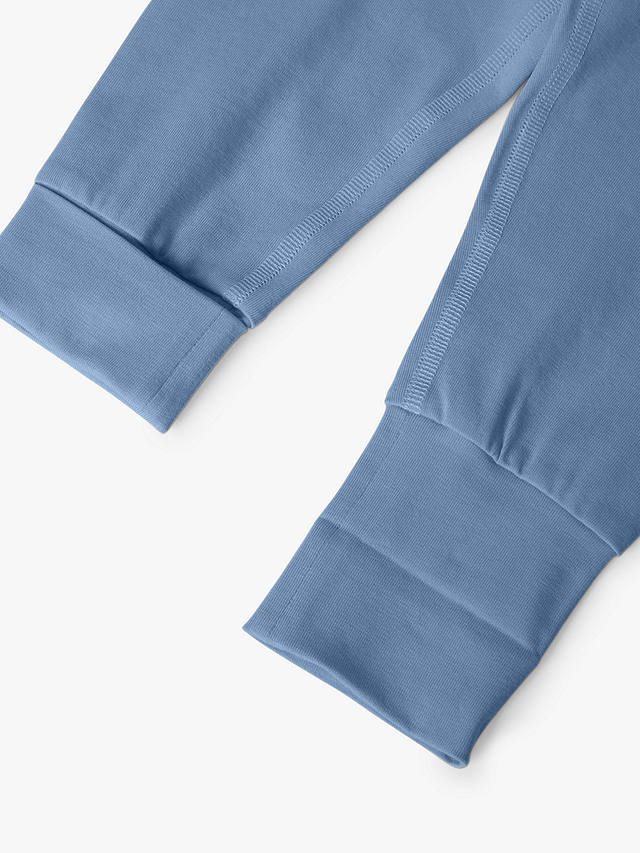 Polarn O. Pyret Baby GOTS Organic Cotton Blend Trousers, Coronet Blue