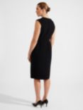 Hobbs Vanessa Midi Dress, Black