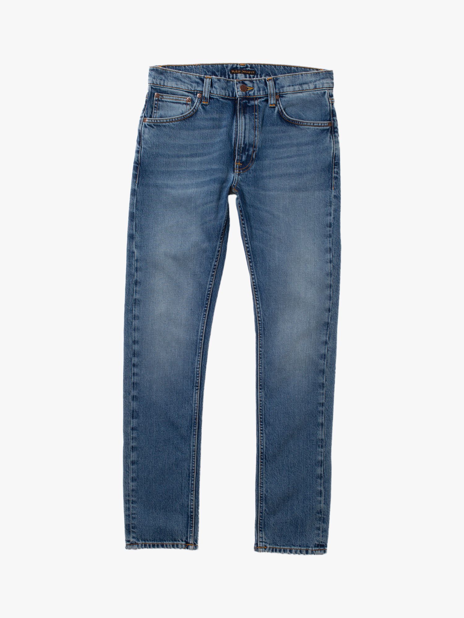 Nudie Jeans Slim Fit Lean Dean Jeans, Blue at John Lewis & Partners