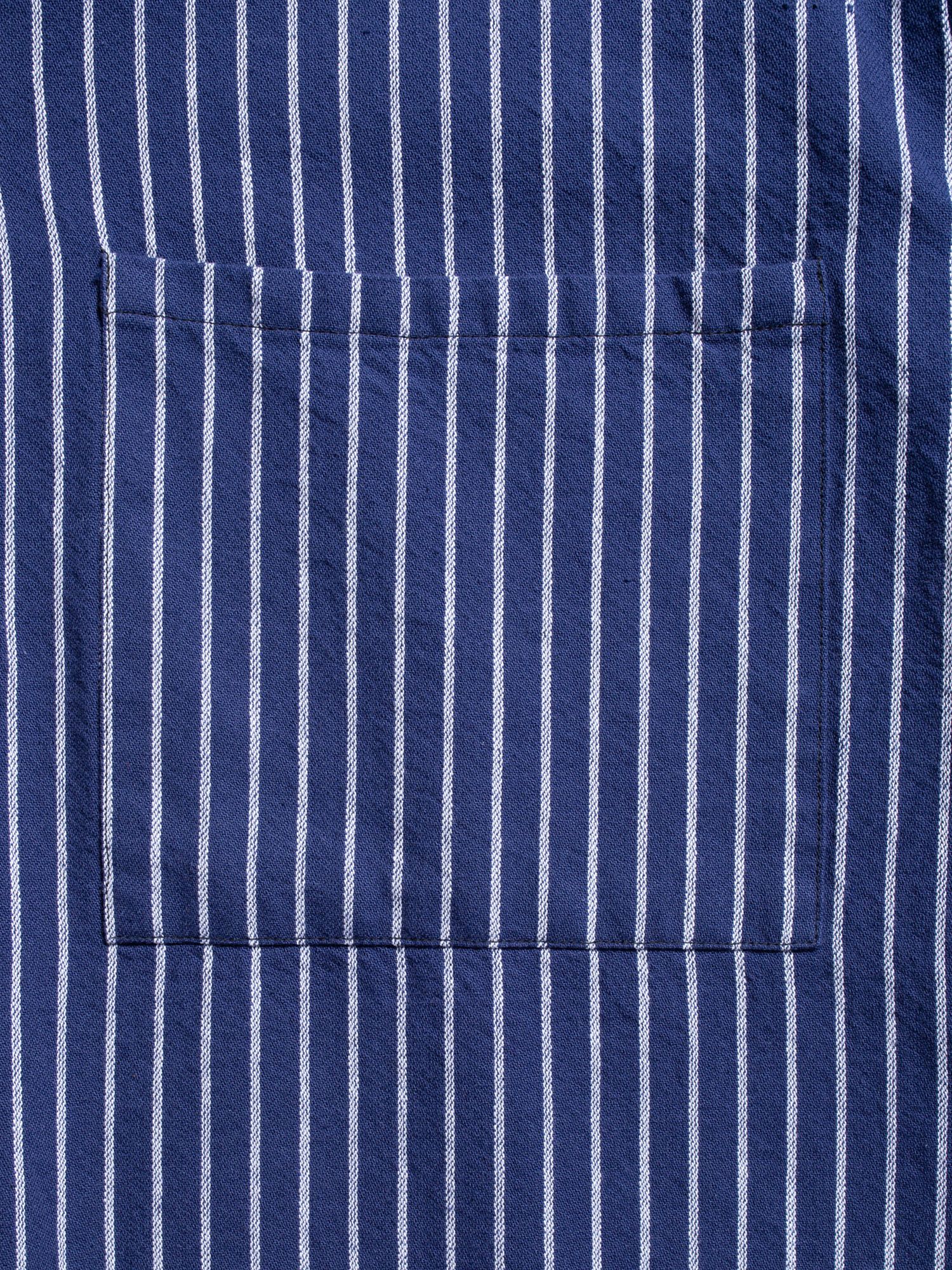 Buy Nudie Jeans Berra Worker Shirt, Blue/White Online at johnlewis.com