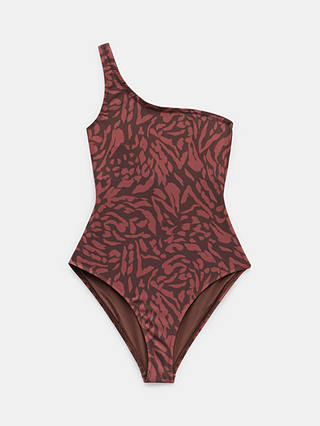 HUSH Oakley Asymmetric Swimsuit, Multi