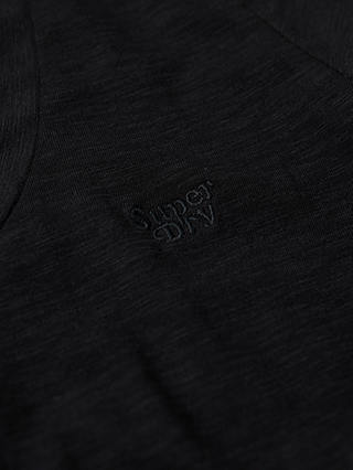Superdry Scoop Neck T-Shirt, Black