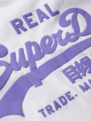 Superdry Neon Graphic Fitted T-Shirt, Optic