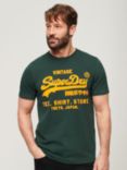 Superdry Vintage Logo Neon T-Shirt, Enamel Green