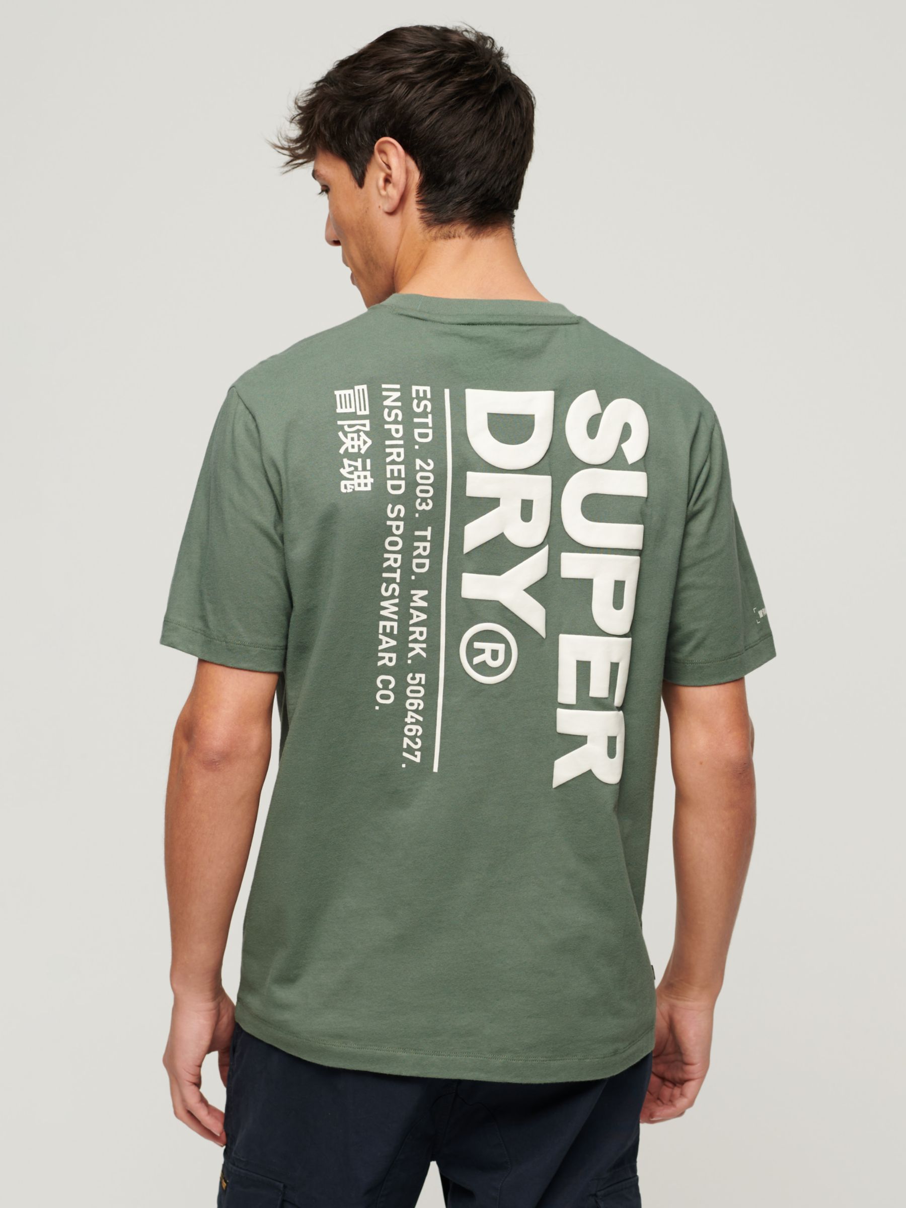 Buy Superdry Utility Sport Logo Loose Fit T-Shirt Online at johnlewis.com
