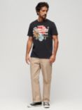 Superdry Tokyo Graphic T-Shirt, Bison Black