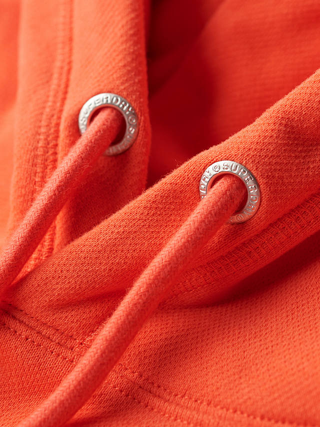 Superdry Sportswear Embossed Loose Fit Hoodie, Orange