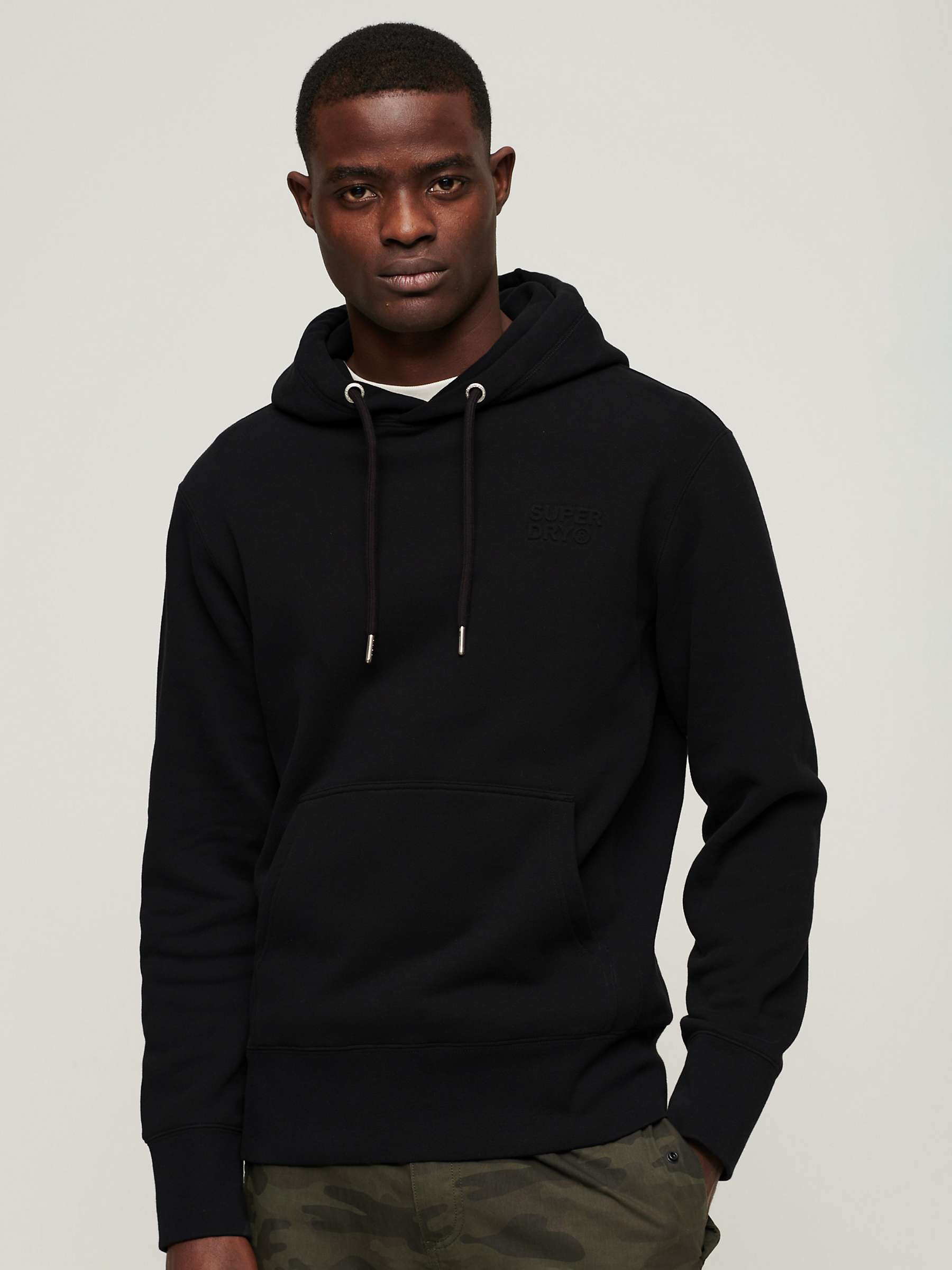 Buy Superdry Sportswear Embossed Loose Fit Hoodie Online at johnlewis.com