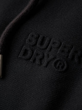 Superdry Sportswear Embossed Loose Fit Hoodie, Black