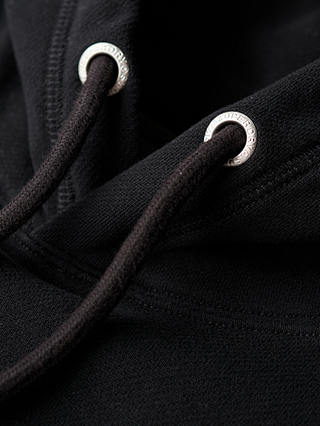 Superdry Sportswear Embossed Loose Fit Hoodie, Black