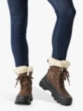 SOREL Torino Waterproof Leather Parc Shearling Lace Up Winter Boots