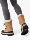 SOREL Caribou Nubuck Waterproof Snow Boots, Buff