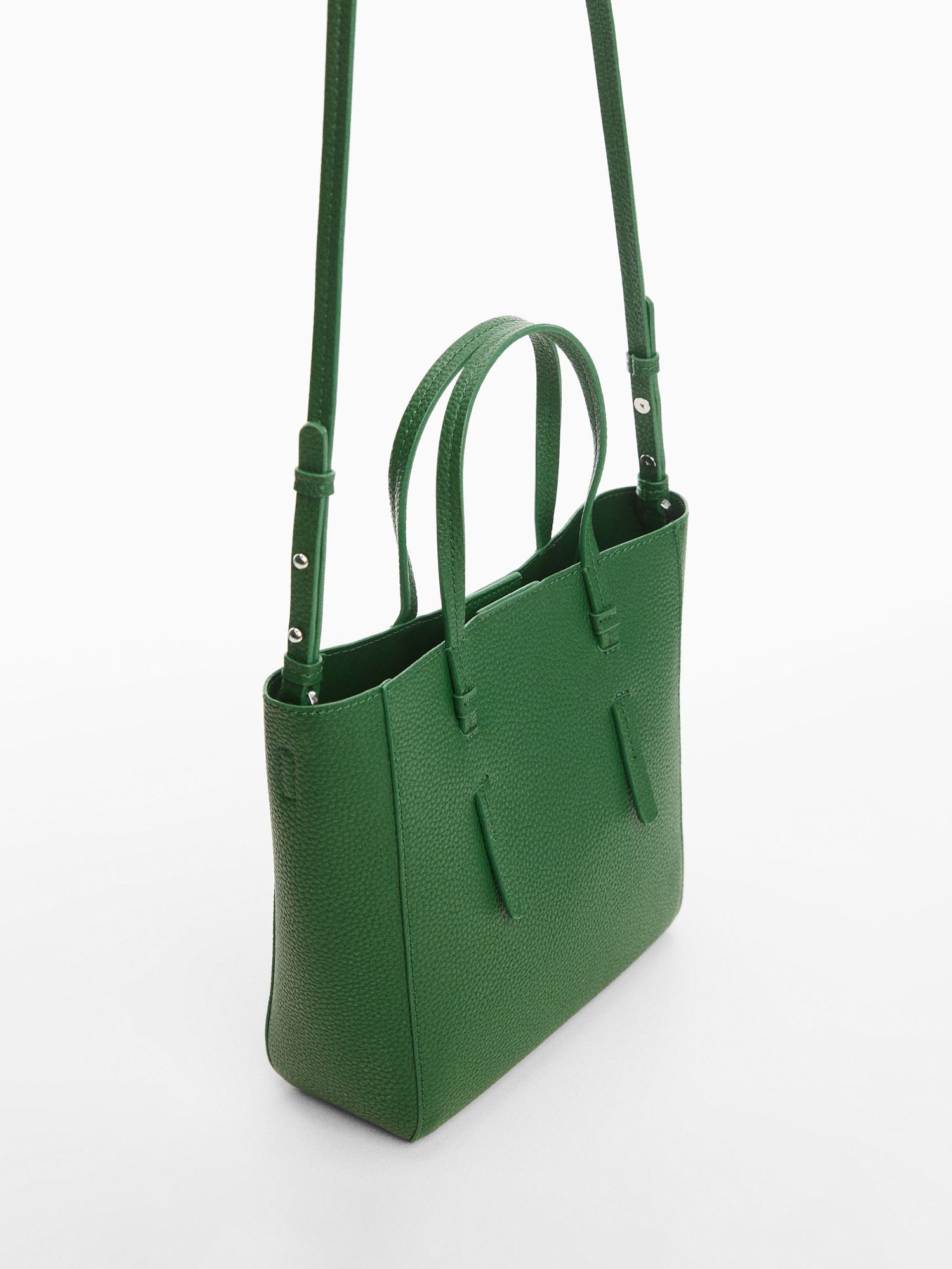 Mango Peonia Tote Bag, Bright Green, One Size