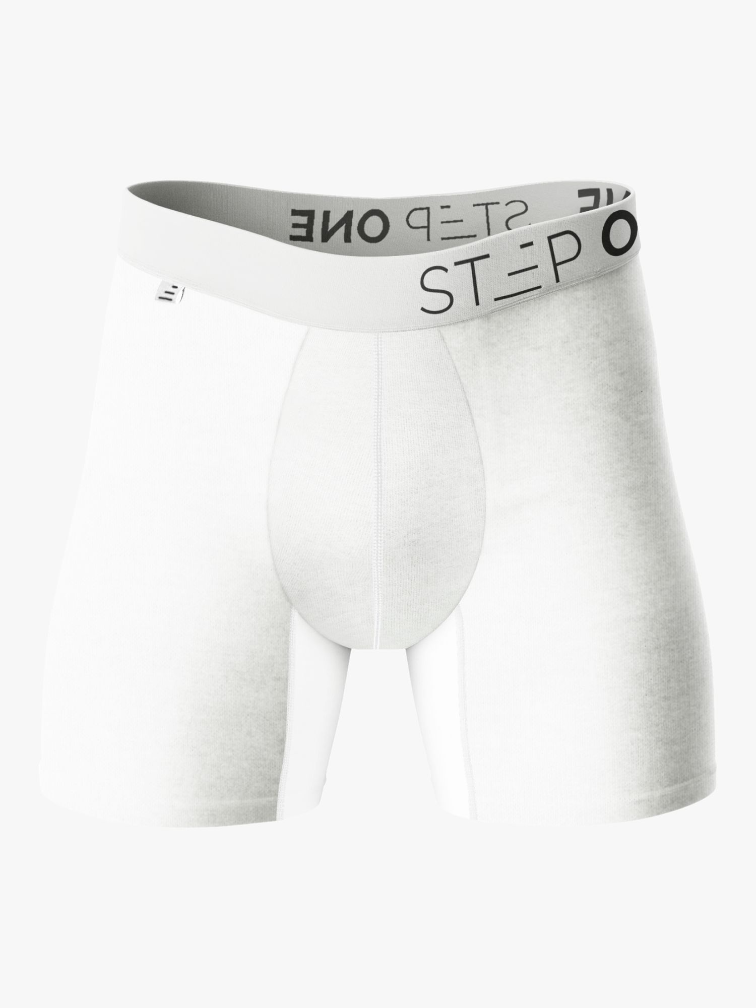 Step One Bamboo Boxer Briefs With Fly, Butter Nuts at John Lewis & Partners