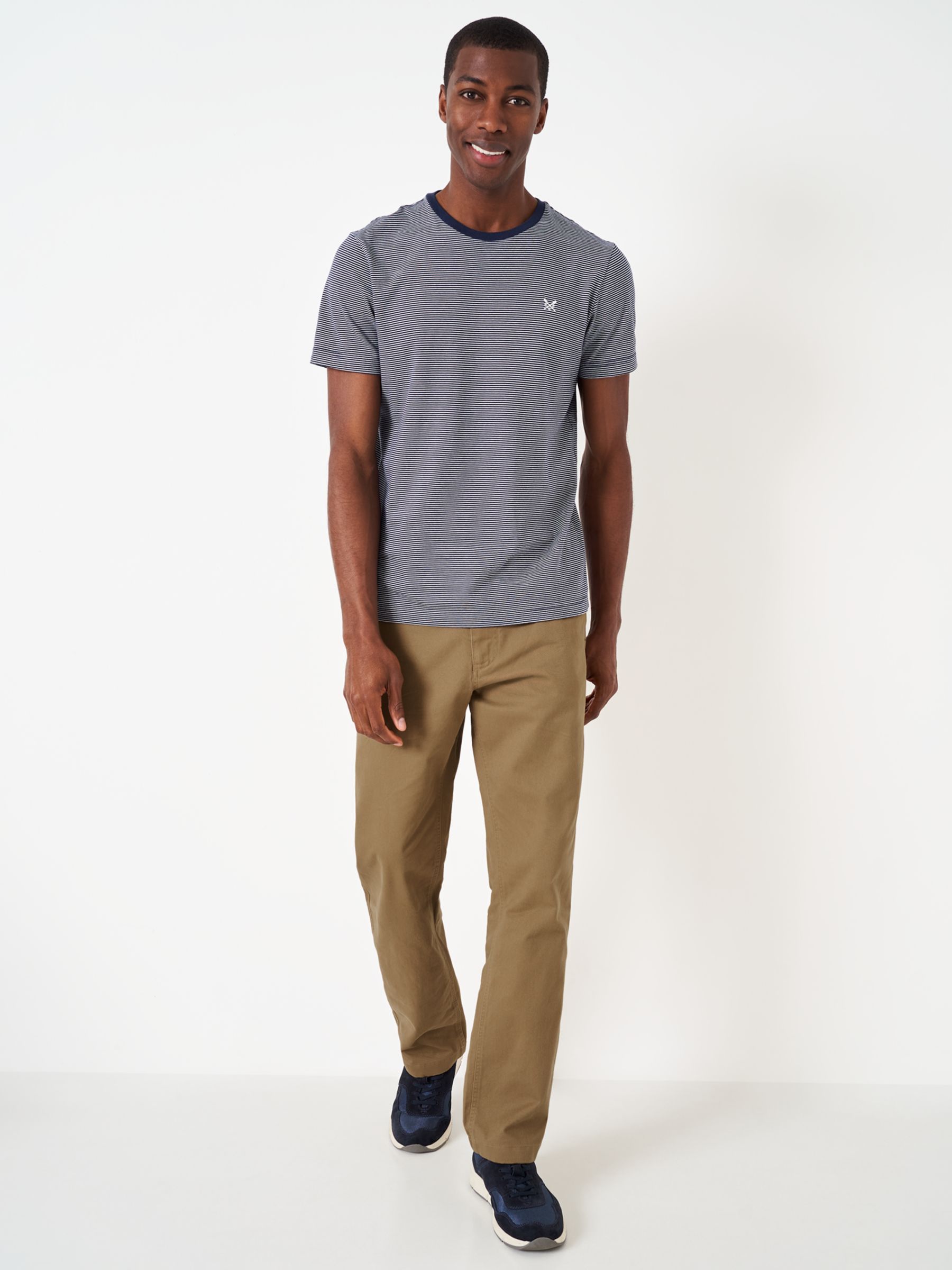Buy Crew Clothing Vintage Straight Fit Chinos Online at johnlewis.com