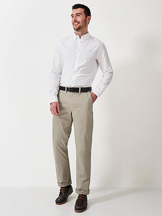 Crew Clothing Straight Fit Chinos, Taupe