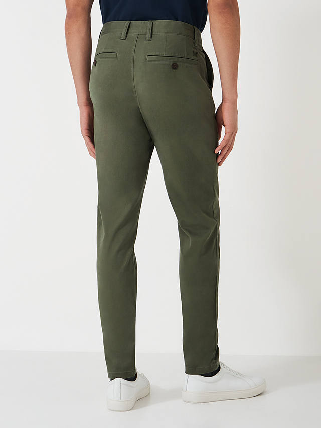 Crew Clothing Slim Fit Chinos, Green