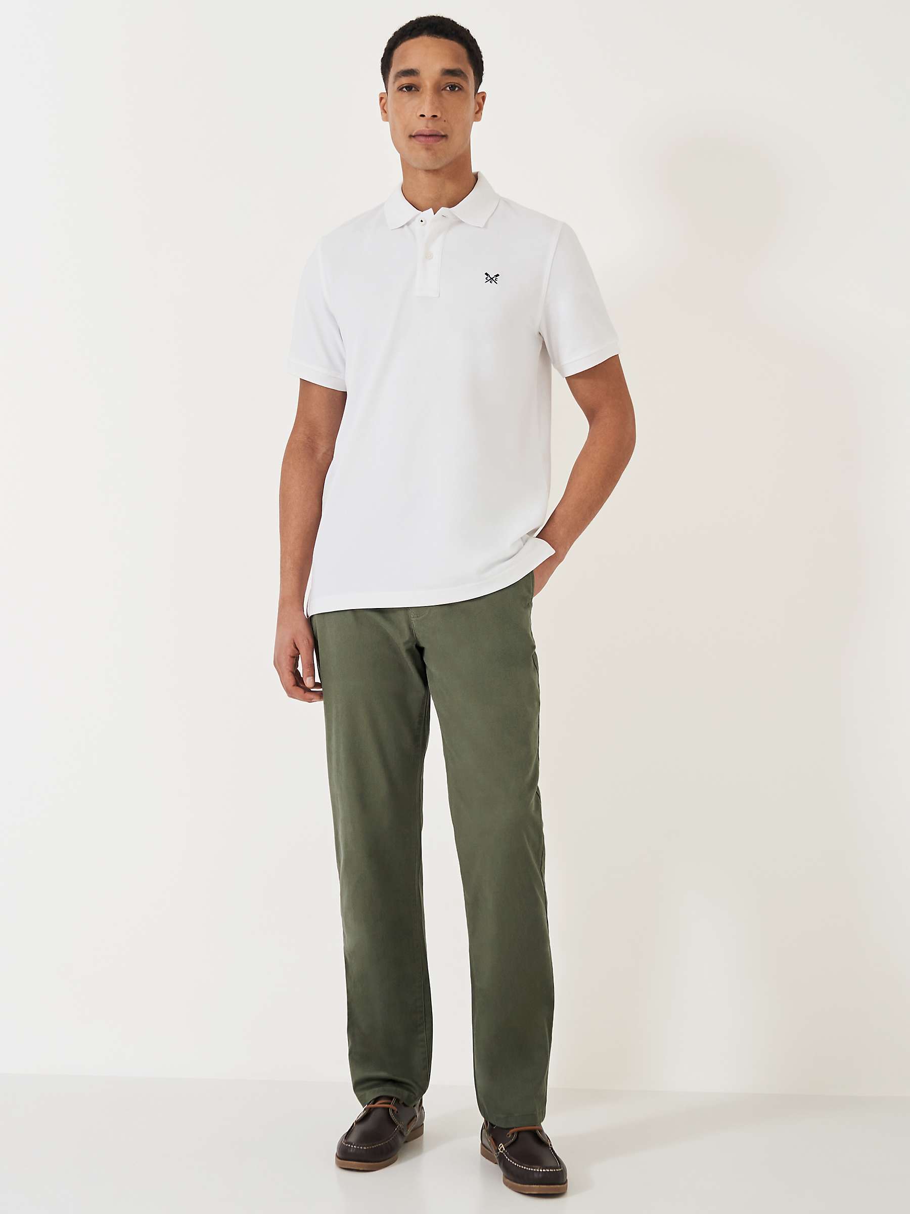 Buy Crew Clothing Straight Fit Chinos Online at johnlewis.com