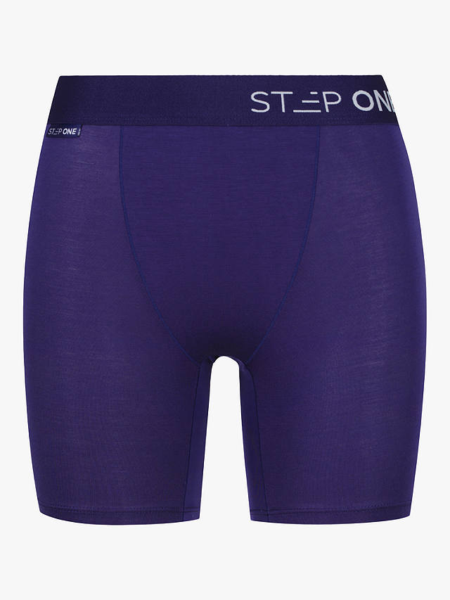 Step One Bamboo Body Shorts, Midnight Blue