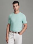 Reiss Cotton Crew Neck T-Shirt, Ocean Green