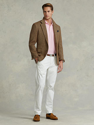 Polo Ralph Lauren Custom Slim Fit Soft Cotton Polo Shirt, Carmel Pink
