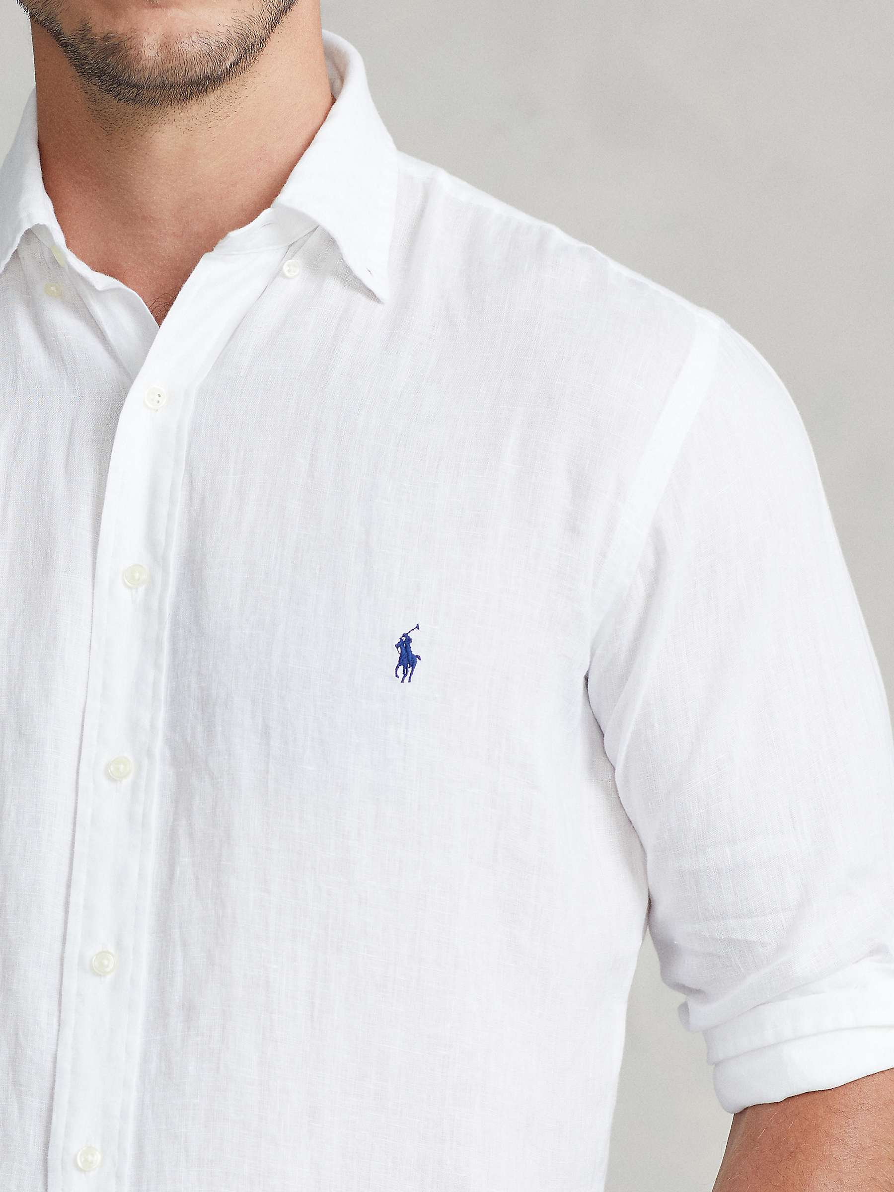 Buy Ralph Lauren Big & Tall Long Sleeve Linen Shirt Online at johnlewis.com