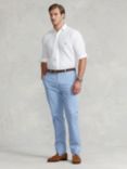 Ralph Lauren Big & Tall Long Sleeve Linen Shirt, White