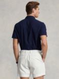 Ralph Lauren Custom Fit Seersucker Shirt, Navy, Navy