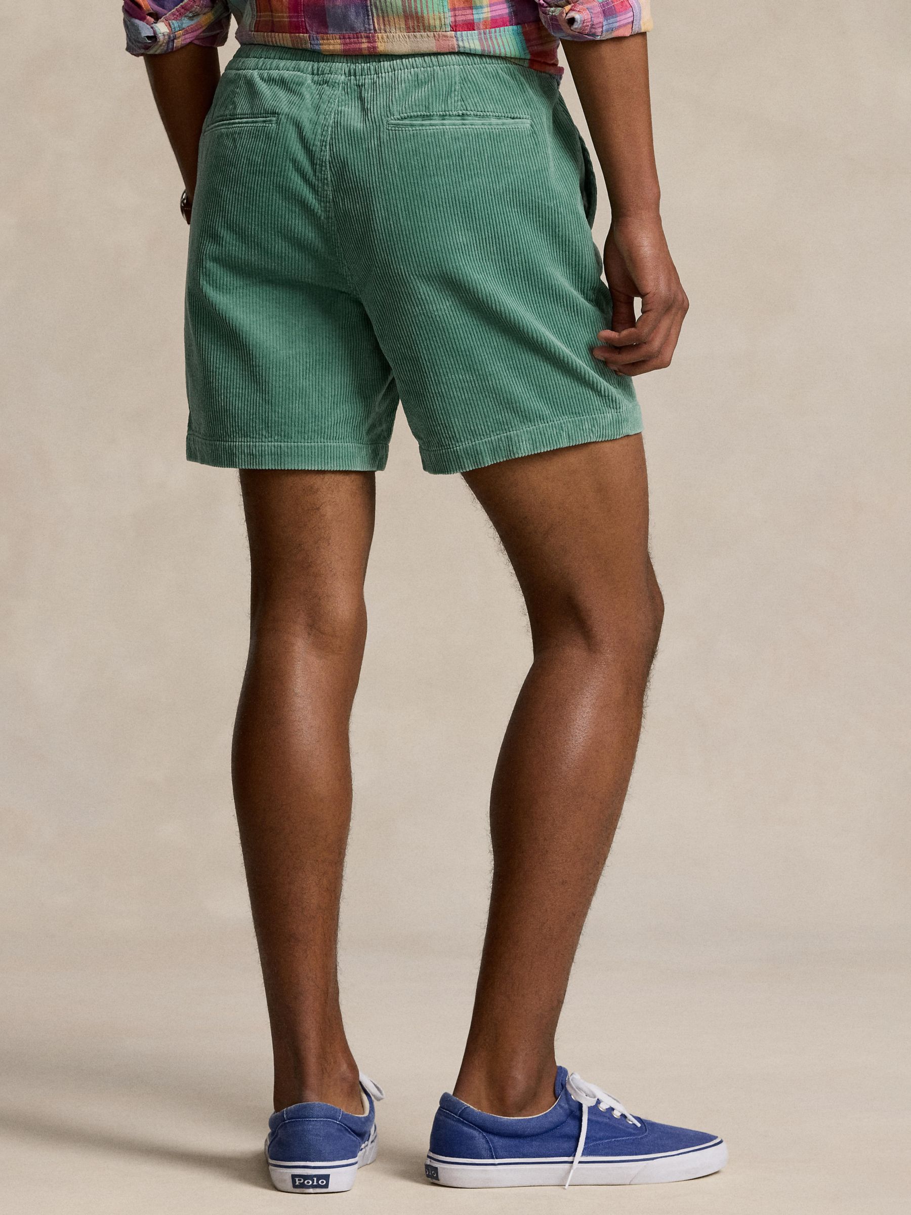 Ralph Lauren 6-Inch Polo Prepster Corduroy Shorts, Seafoam Green, S