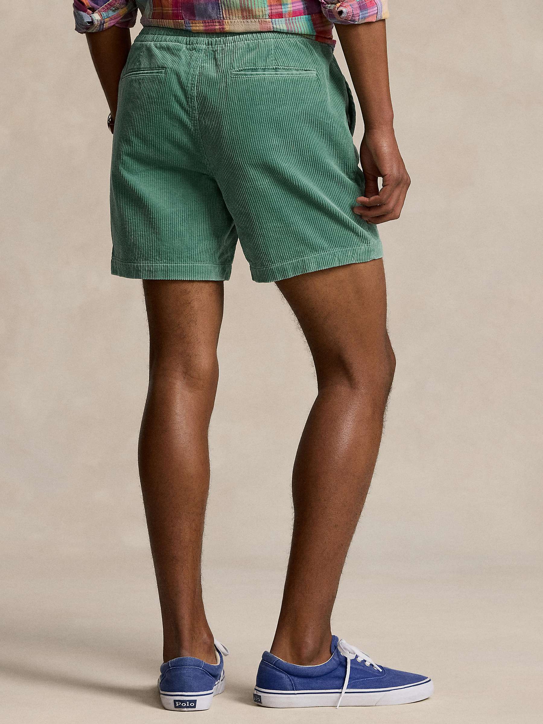 Buy Ralph Lauren 6-Inch Polo Prepster Corduroy Shorts, Seafoam Green Online at johnlewis.com