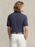 Ralph Lauren Slim Fit Soft Cotton Polo Shirt, Refined Navy/White
