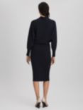 Reiss Sally Wool and Cashmere Jumper Dress, Navy