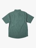 KAVU Shore Is Fun Cotton Blend Check Shirt, Green