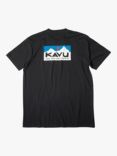 KAVU Klear Above Etch Art Organic Cotton T-Shirt, Black