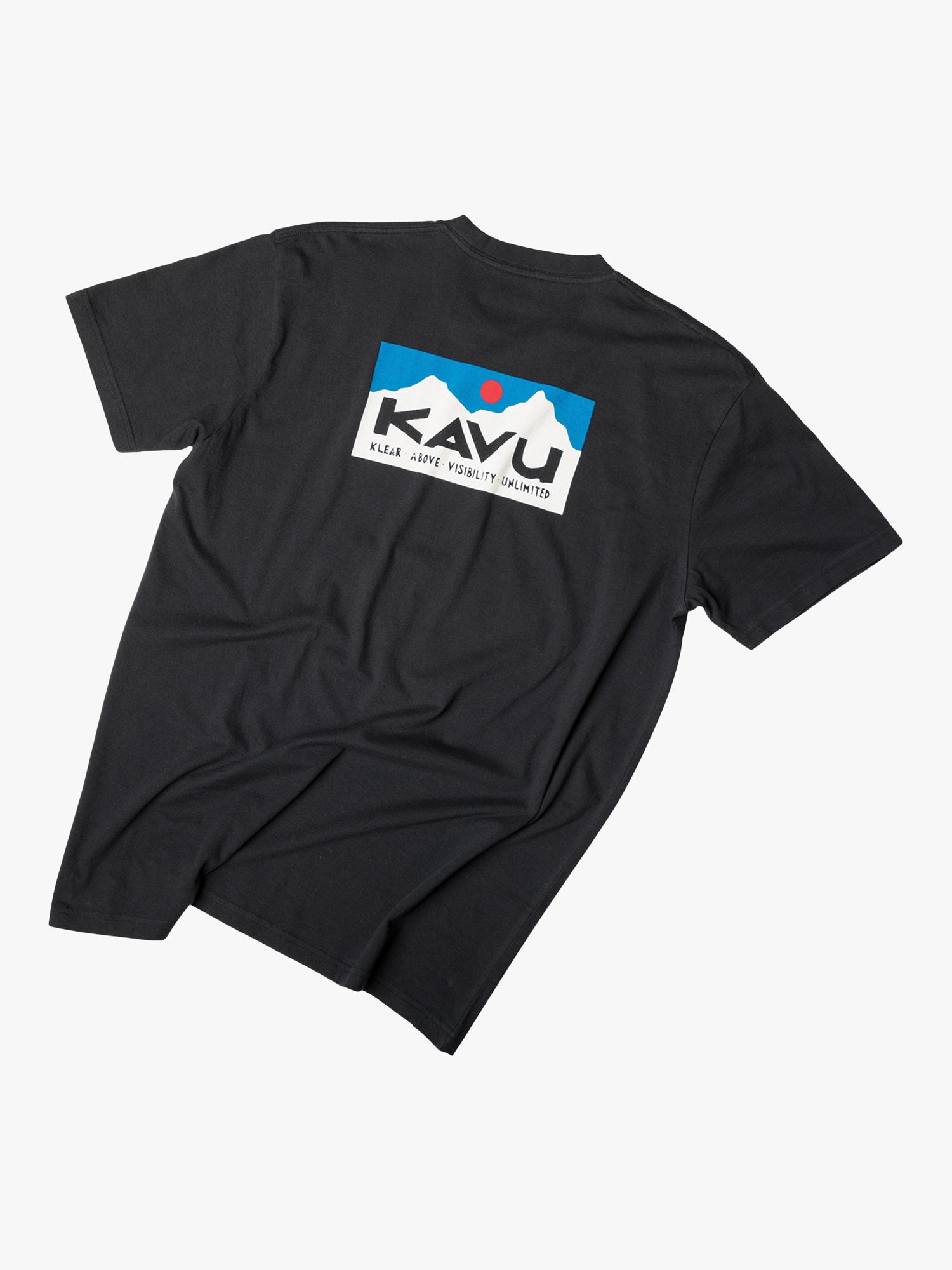 KAVU Klear Above Etch Art Organic Cotton T-Shirt, Black, XL