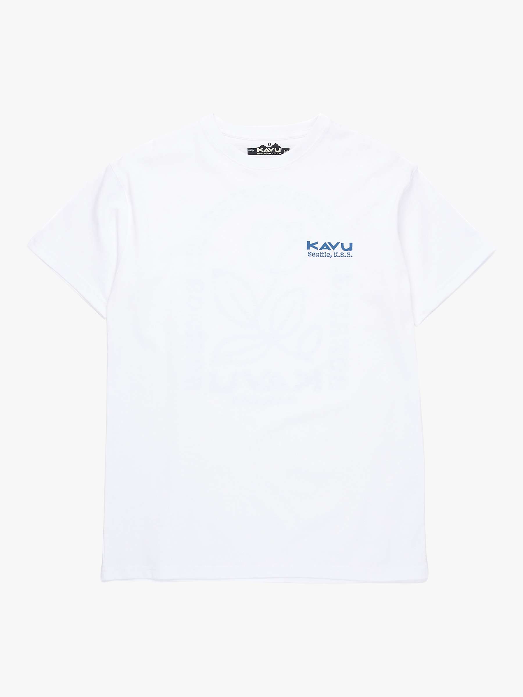 Buy KAVU Botanical Short Sleeve T-Shirt, White Online at johnlewis.com