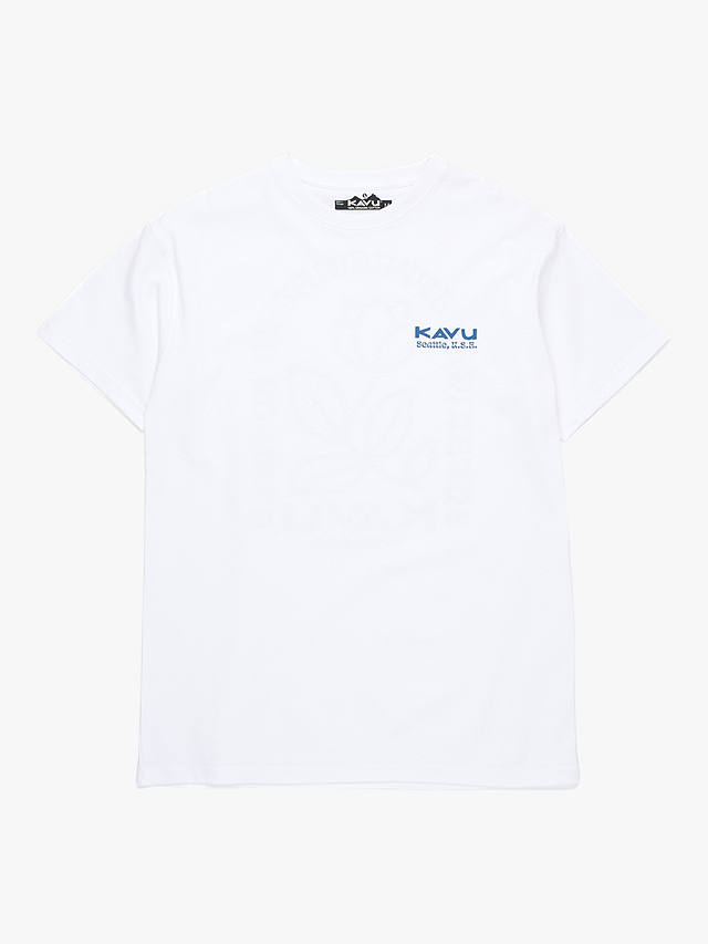 KAVU Botanical Short Sleeve T-Shirt, White
