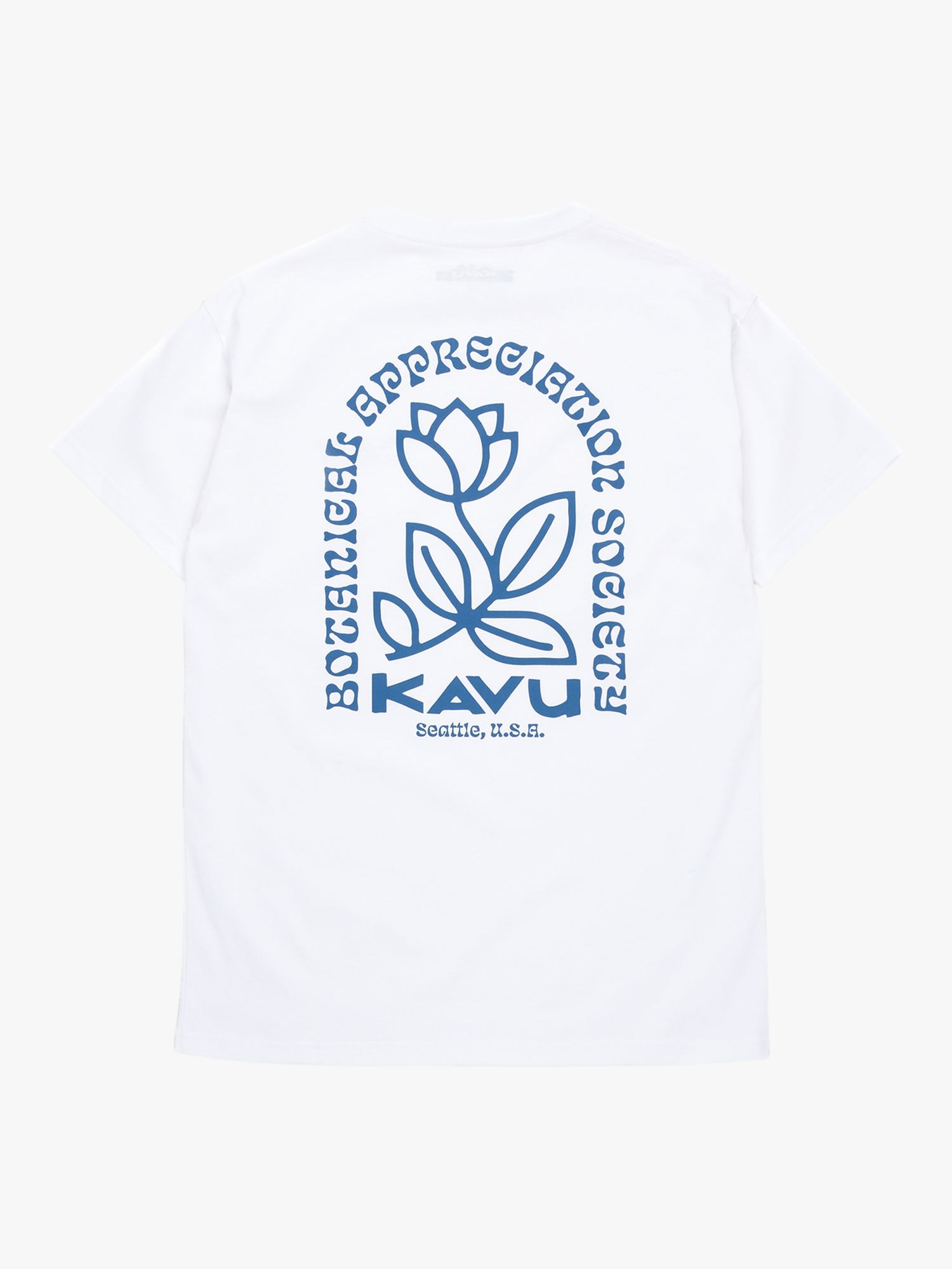 Buy KAVU Botanical Short Sleeve T-Shirt, White Online at johnlewis.com
