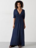 HUSH Grace Beach Maxi Dress, Petrol