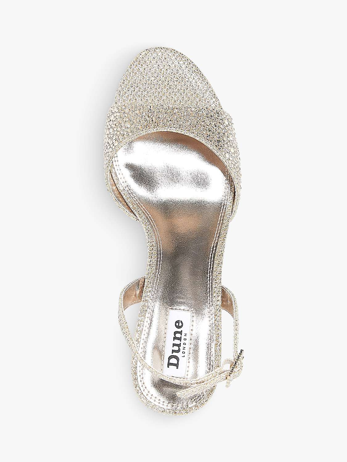 Buy Dune Madelines Embellished Sandals, Rose Gold Online at johnlewis.com