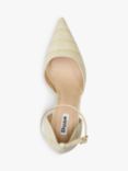 Dune Characters Leather Court Shoes, Cream