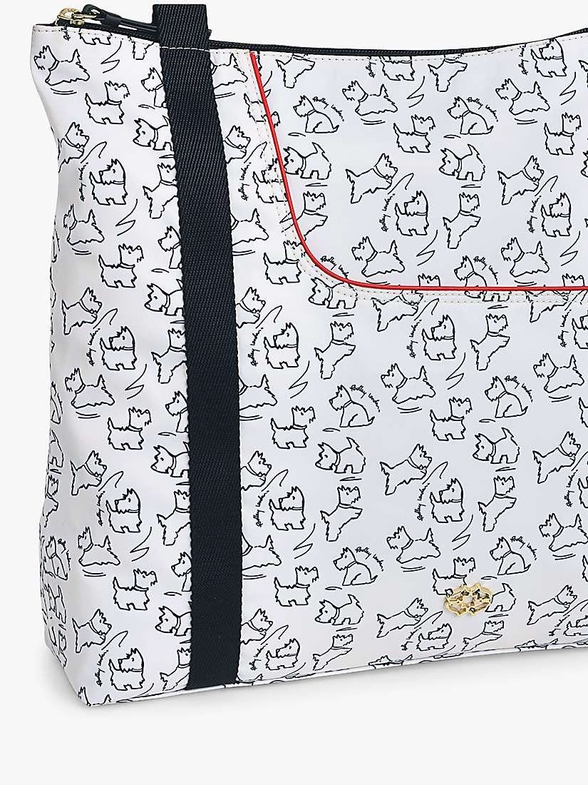 Buy Radley 24/7 Sketch Street Medium Ziptop Shoulder Bag, Chalk Online at johnlewis.com