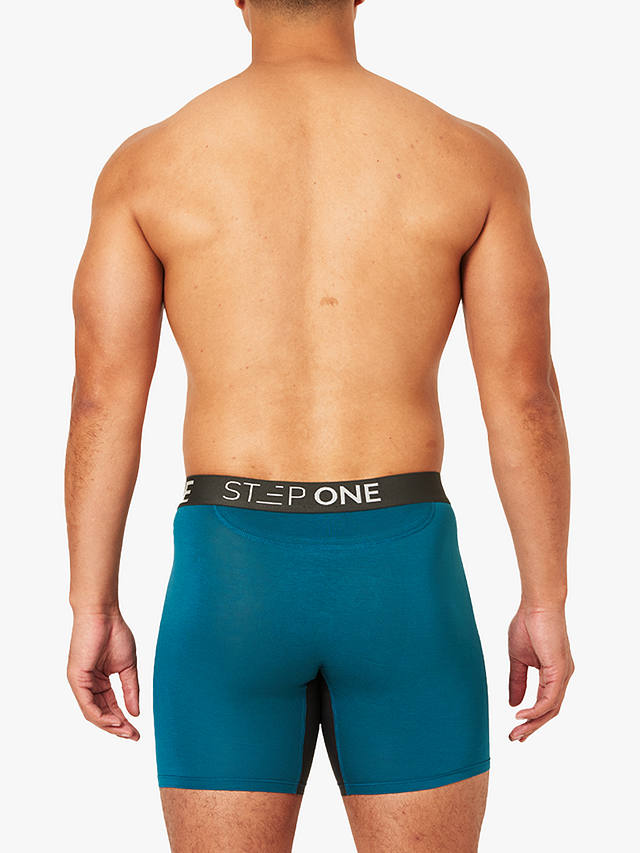 Step One Bamboo Boxer Briefs With Fly, Pack of 3, Smashed Avo