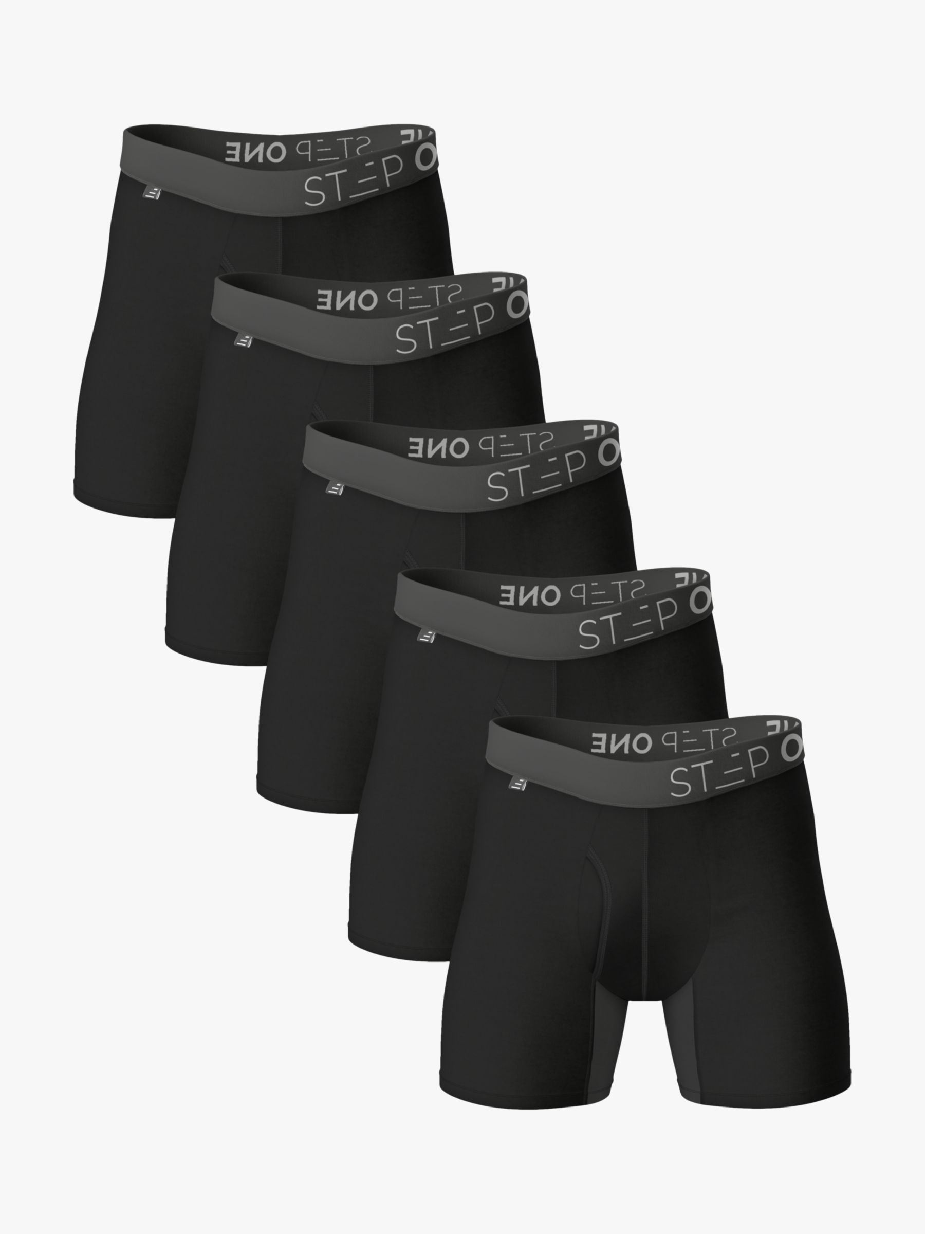 Step One Men's Bamboo Underwear Trunk - Black Currants: Black Currants XL