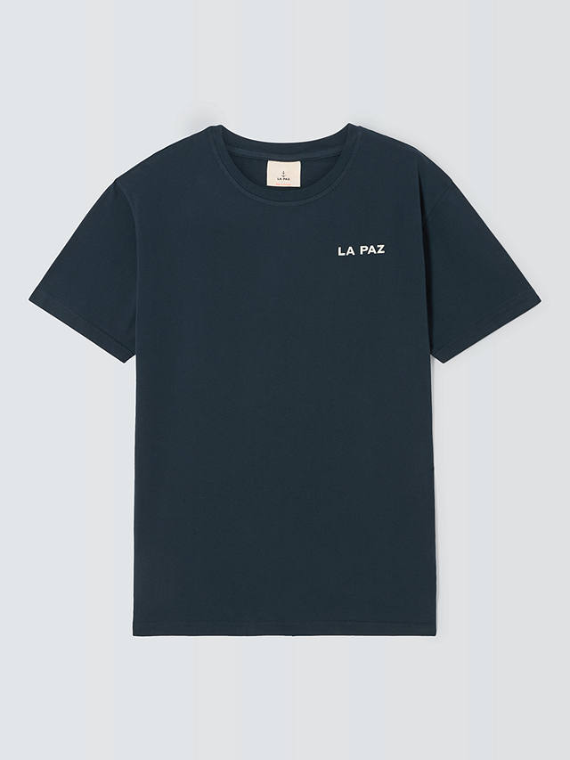 La Paz Print T-Shirt, Dark Navy