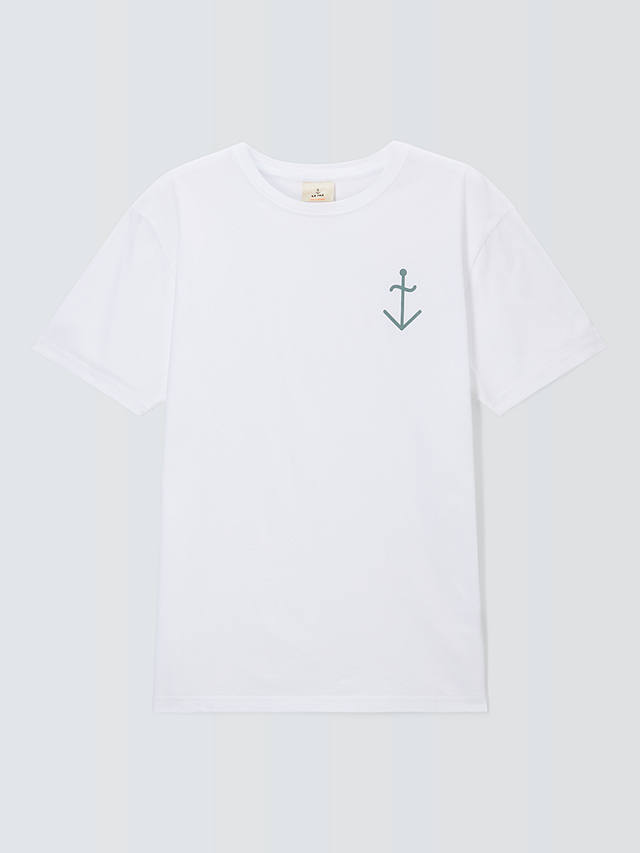 La Paz Cotton Logo T-Shirt, Off White/Green Bay