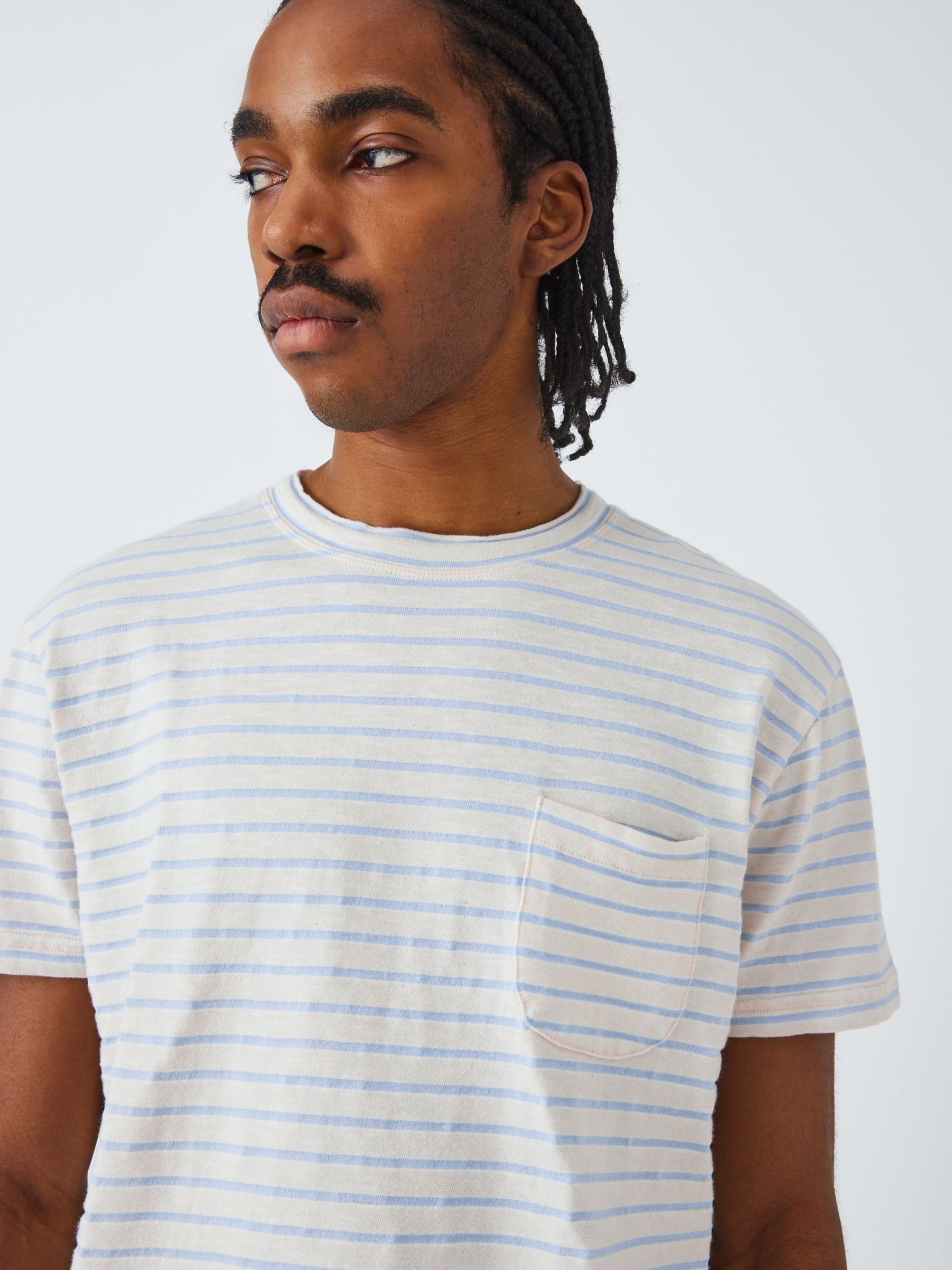 La Paz Pocket Stripe T-Shirt, Blue/Multi, S