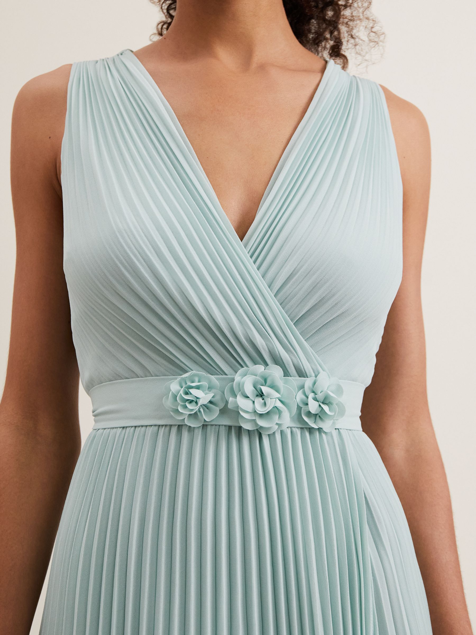 Buy Phase Eight Cressida Pleated Midi Dress Online at johnlewis.com