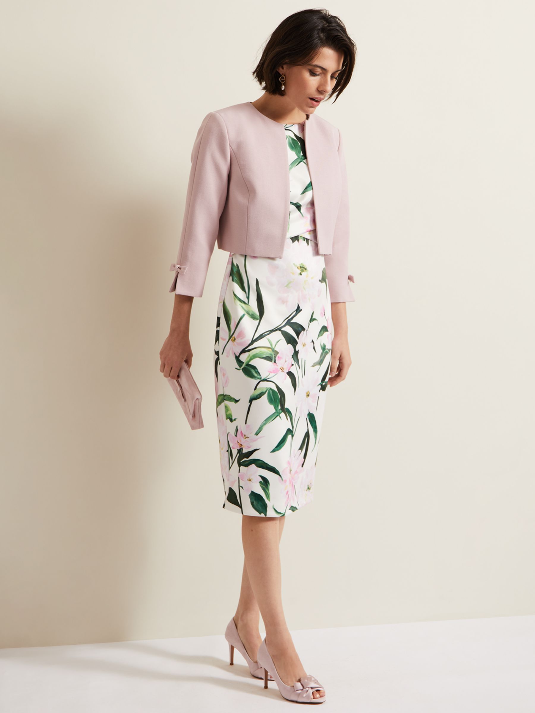 Buy Phase Eight Zoelle Bow Detail Jacket Online at johnlewis.com
