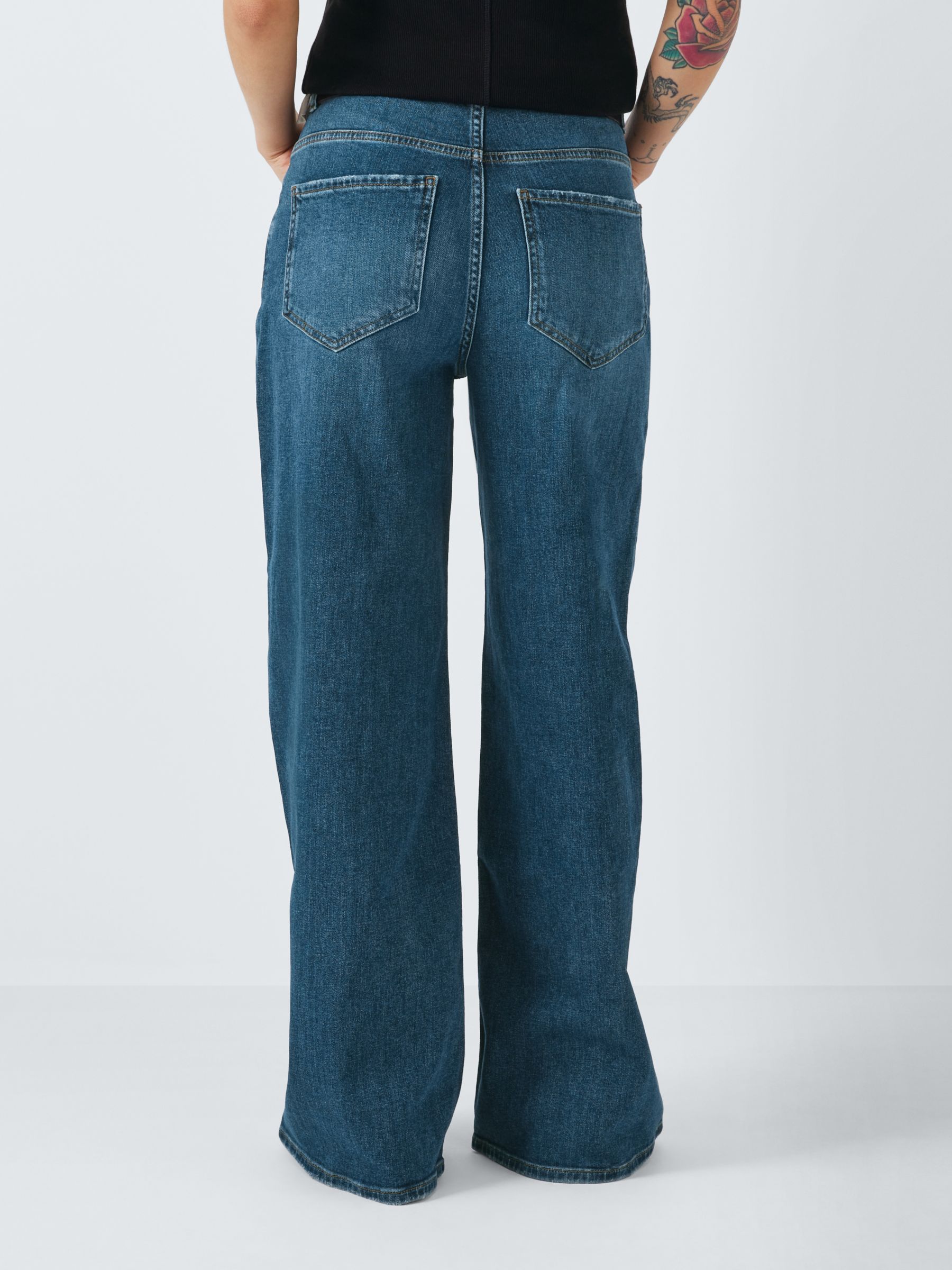 AND/OR Westlake High Rise Wide Leg Jeans, Blue Horizon, 26R